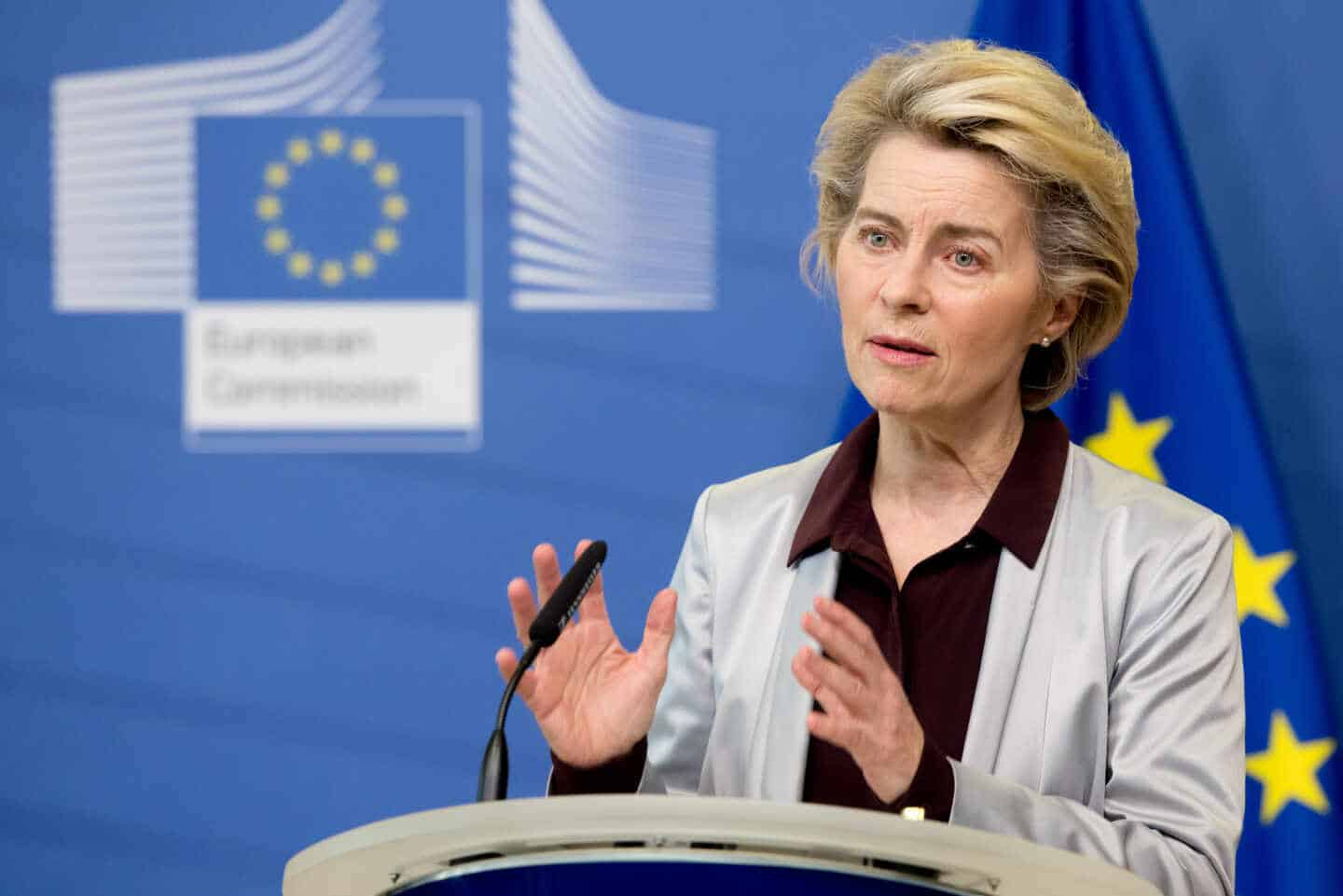 La presidenta de la Comisión Europea, Ursula von der Leyen.