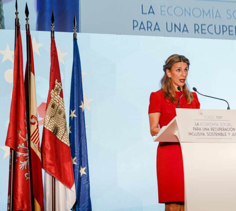 Yolanda Díaz: "Creo que las empresas pueden soportar una revalorización de 30 céntimos al día"