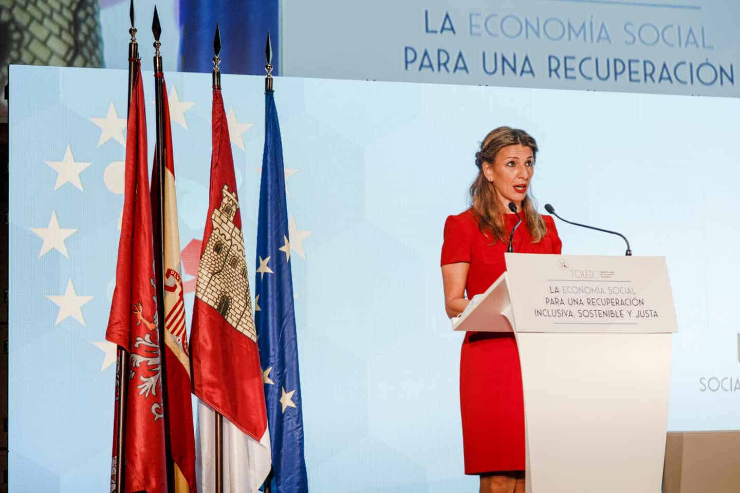 Yolanda Díaz: "Creo que las empresas pueden soportar una revalorización de 30 céntimos al día"