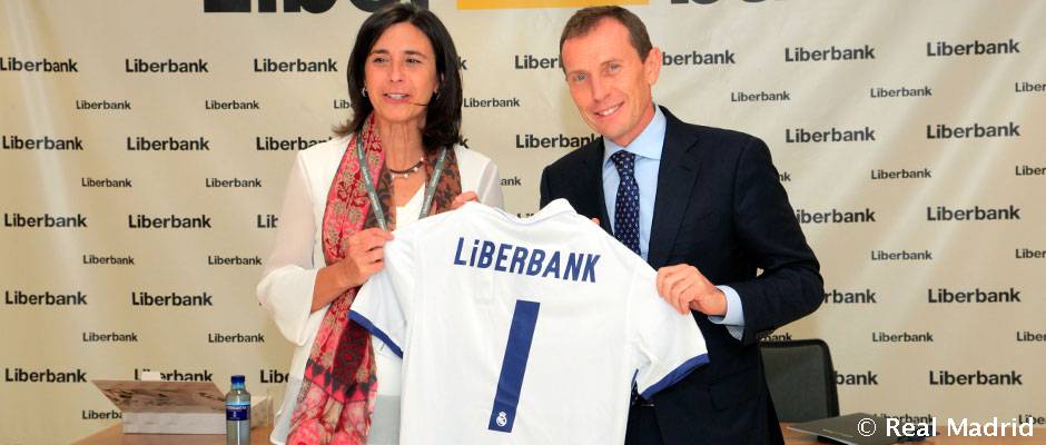 Liberbank seguirá siendo el banco del Real Madrid aunque cambie de nombre tras la fusión con Unicaja