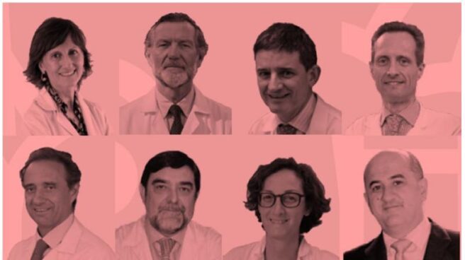 De izquierda a derecha: Dra. Llamas, Dr. Charte, Dr. Echave-Sustaeta, Dr. García-Foncillas, Dr. Arroyo, Dr. Argente, Dra. Martín, Dr. De la Calle, Dr. Vieta, Dr. Álvarez-Linera, Dr. Cabrera y Dr. Gamboa. De izquierda a derecha: Dra. Llamas, Dr. Charte, Dr. Echave-Sustaeta, Dr. García-Foncillas, Dr. Arroyo, Dr. Argente, Dra. Martín, Dr. De la Calle, Dr. Vieta, Dr. Álvarez-Linera, Dr. Cabrera y Dr. Gamboa.