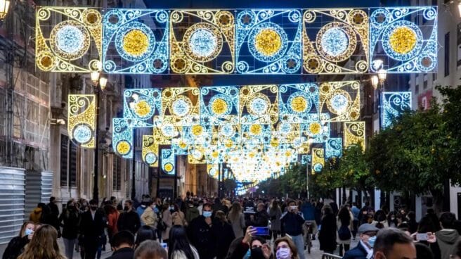 Encendido navideño "por sorpresa" en Sevilla