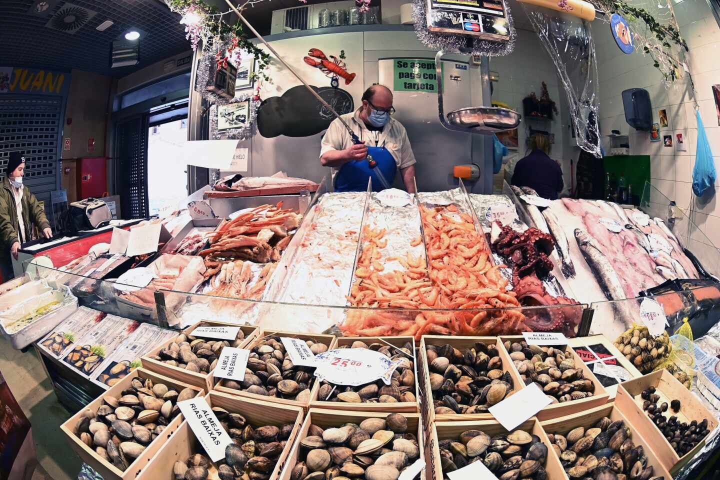 Mercado municipal de Alcalá de Henares (Madrid).