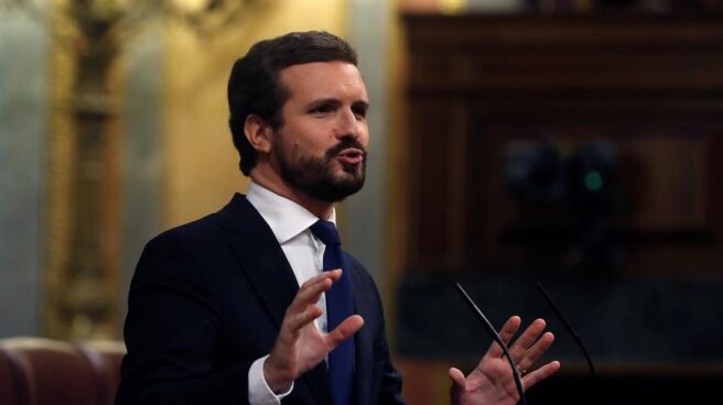 El líder del PP, Pablo Casado.