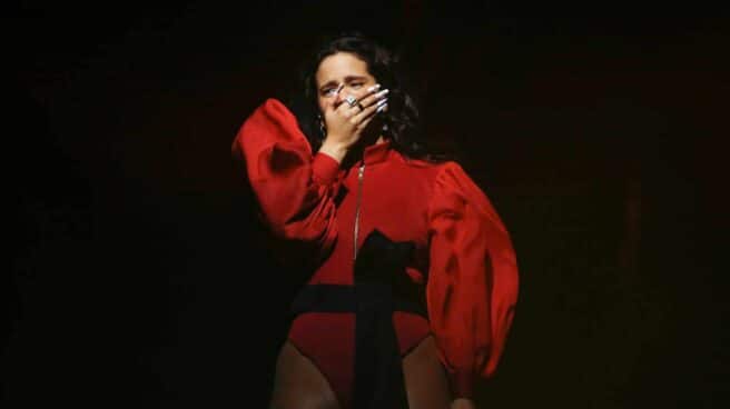 Rosalía en un concierto en Barcelona. Rosalía en un concierto en Barcelona.