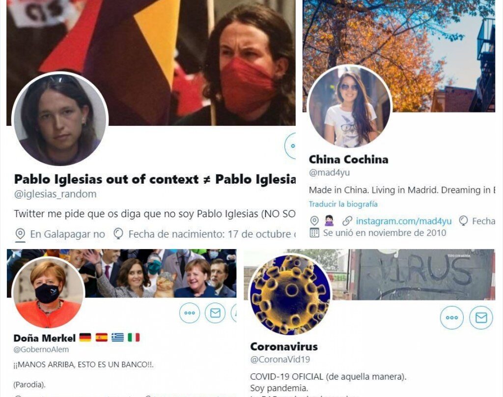 De China Cochina a la parodia del COVID, estas son las diez cuentas de Twitter más virales