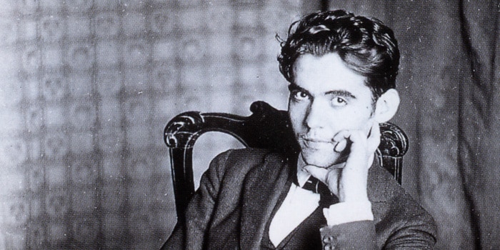 Retrato de Federico García Lorca, autor originario de Granada.