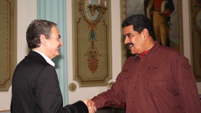 José Luis Rodríguez Zapatero y Nicolás Maduro