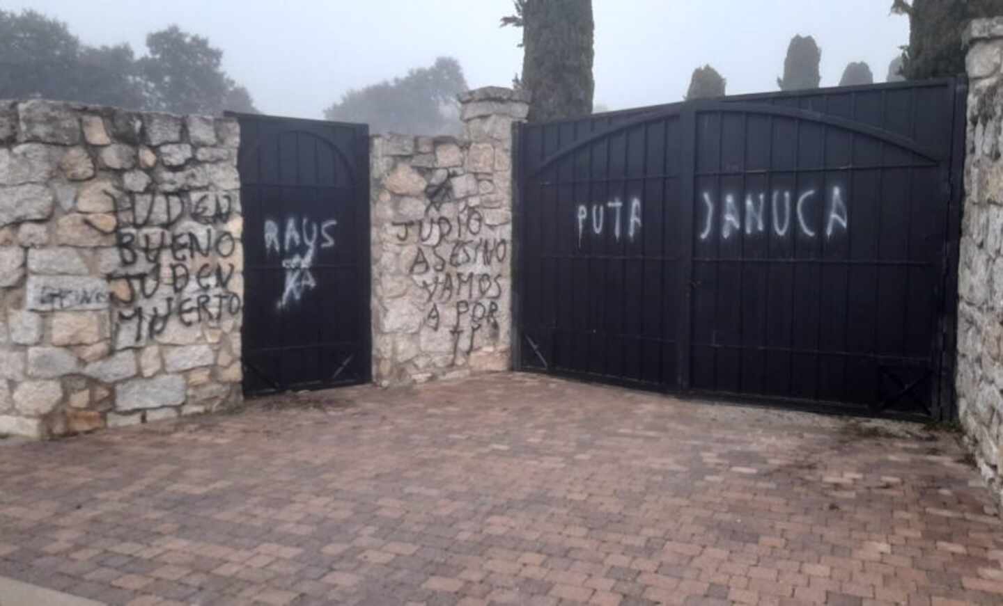 El cementerio judío de Madrid sufre un ataque vandálico con pintadas antisemitas