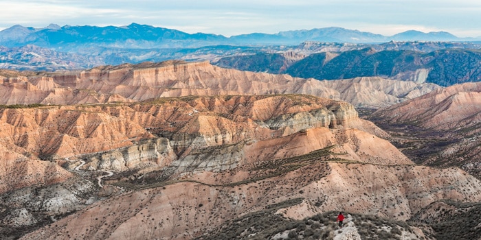 Foto de paisaje del Geoparque de Granada.