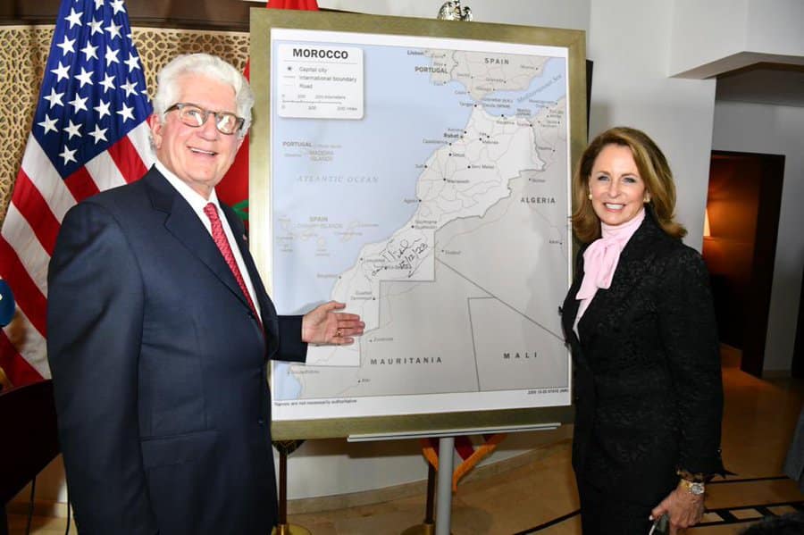 Estados Unidos presenta su nuevo mapa de Marruecos, incluyendo al Sahara Occidental.