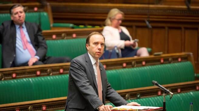 El ministro de Salud británico, Matt Hancock.
