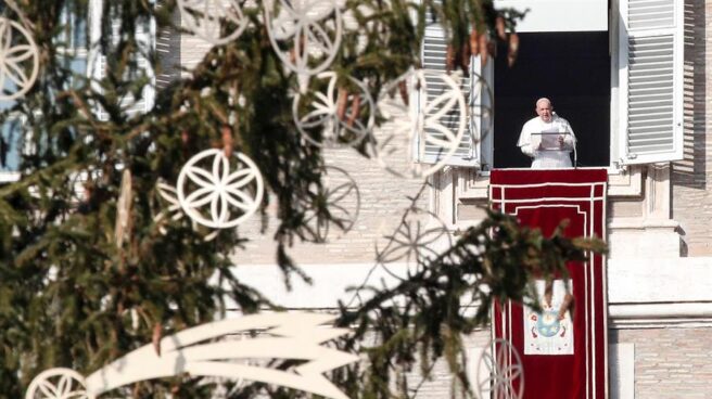 El Papa Francisco, durante el Angelus.