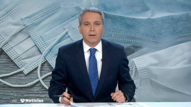 vicente-valles-antena-informativo Vicente Vallés, en el informativo de Antena 3.
