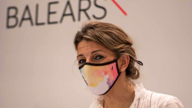 LA MINISTRA DE TRABAJO YOLANDA DÍAZ, SE REUNE CON LA PRESIDENTA DE BALEARES