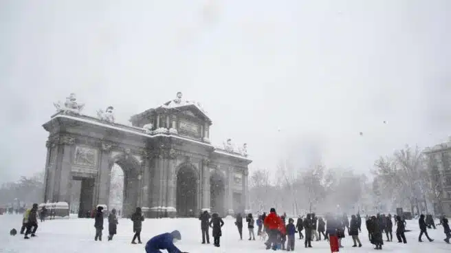 La mayor nevada en Madrid en medio siglo