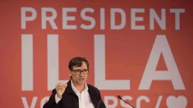 El candidato del PSC a las elecciones de Cataluña, Salvador Illa. El candidato del PSC a las elecciones de Cataluña, Salvador Illa.