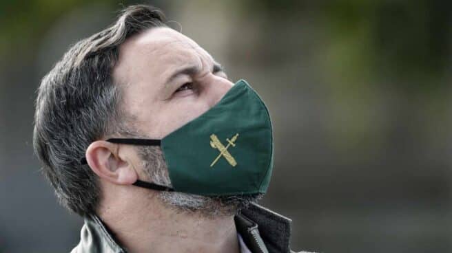 42559c41a5099fe7e54ca9bd8e614b544b157e6a El presidente de Vox, Santiago Abascal, en Barcelona.
