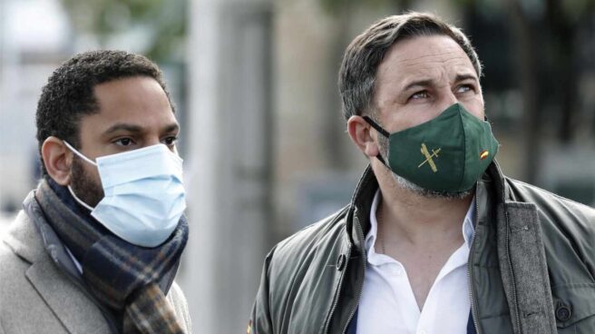 545dadafb7ecef25db6ca591195db1a8d77398e4 Ignacio Garriga y Santiago Abascal, en Barcelona.
