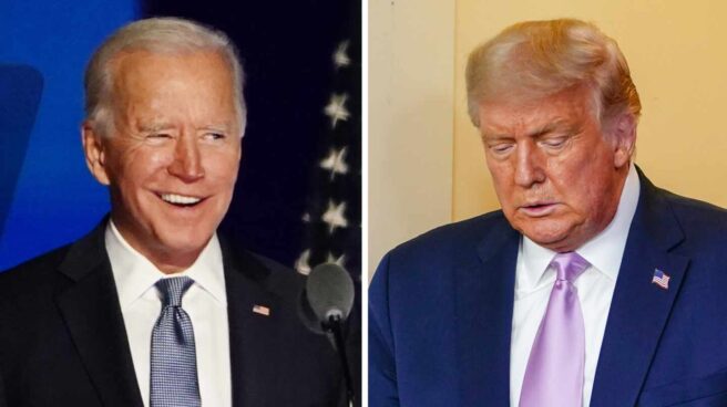 Joe Biden y Donald Trump.