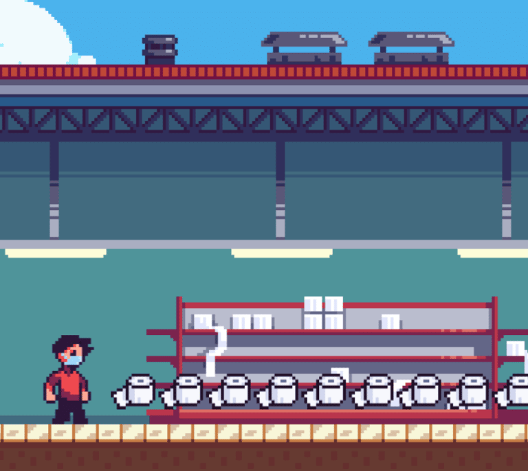 Haz acopio de papel higiénico y dispara vacunas contra el coronavirus: el videojuego de 2020