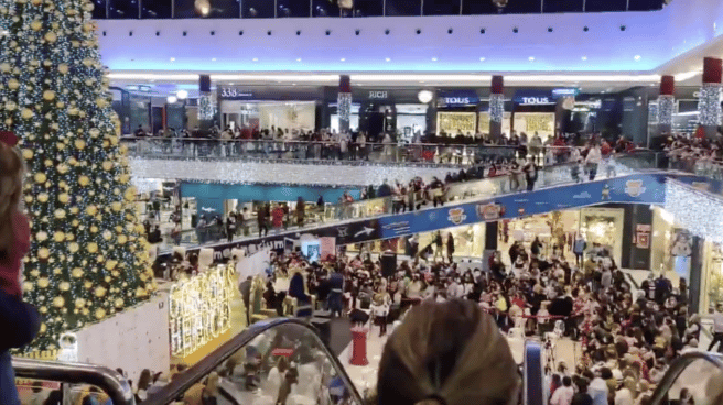El evento en el centro comercial La Cañada, en Marbella.