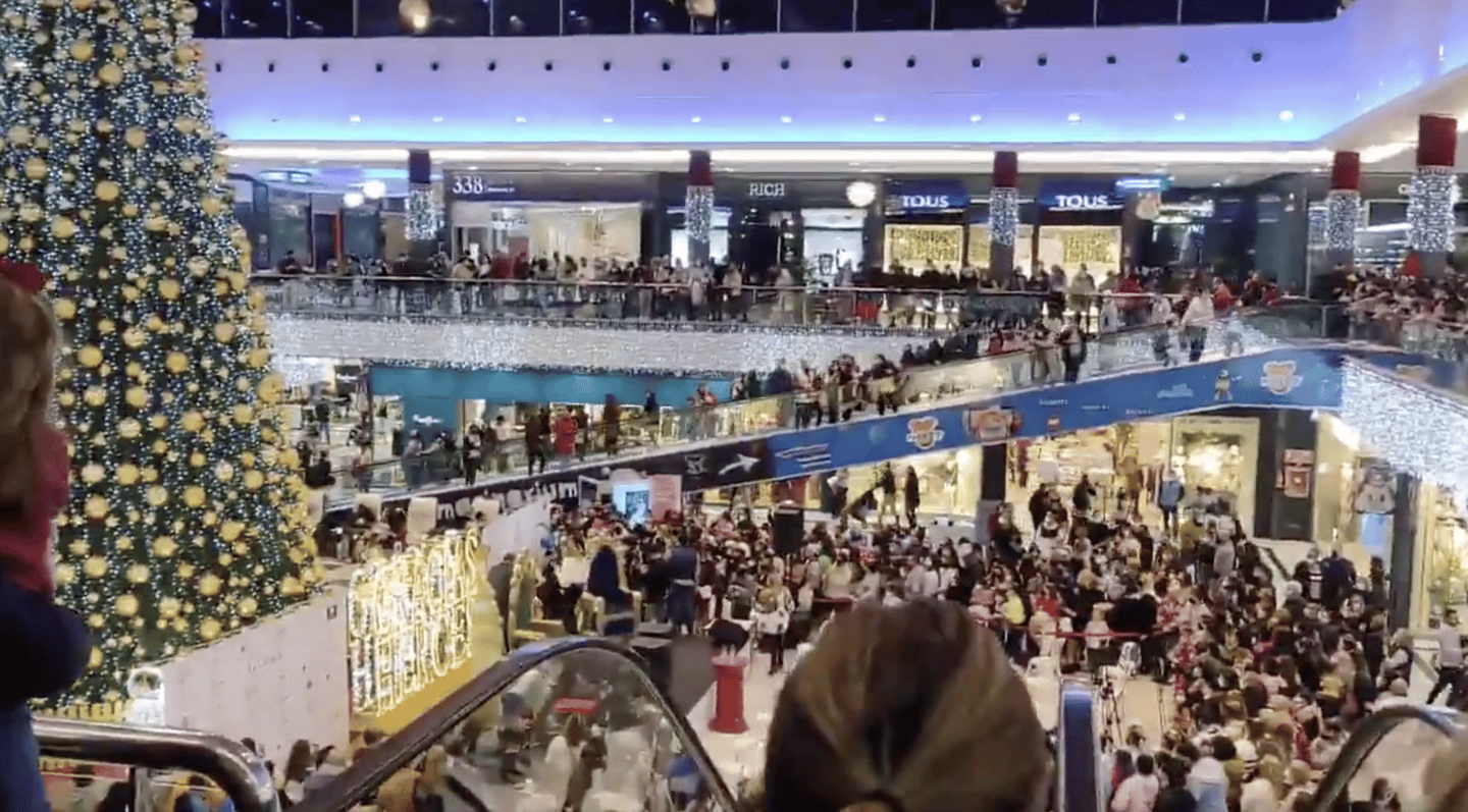 El evento en el centro comercial La Cañada, en Marbella.