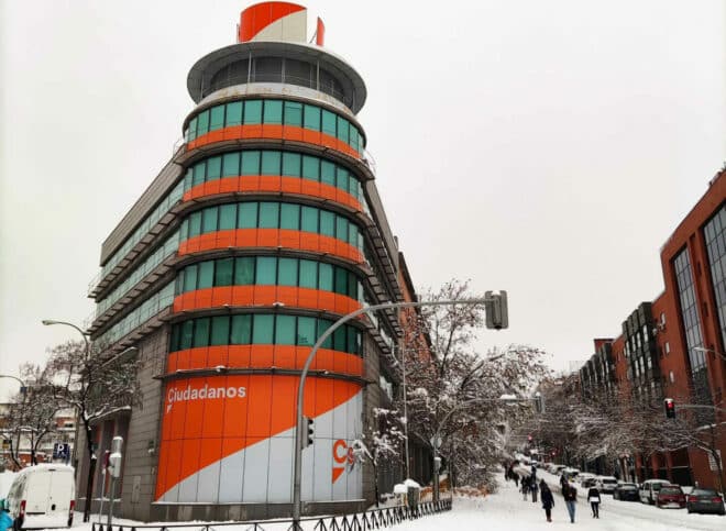 Sede de Ciudadanos en Madrid.