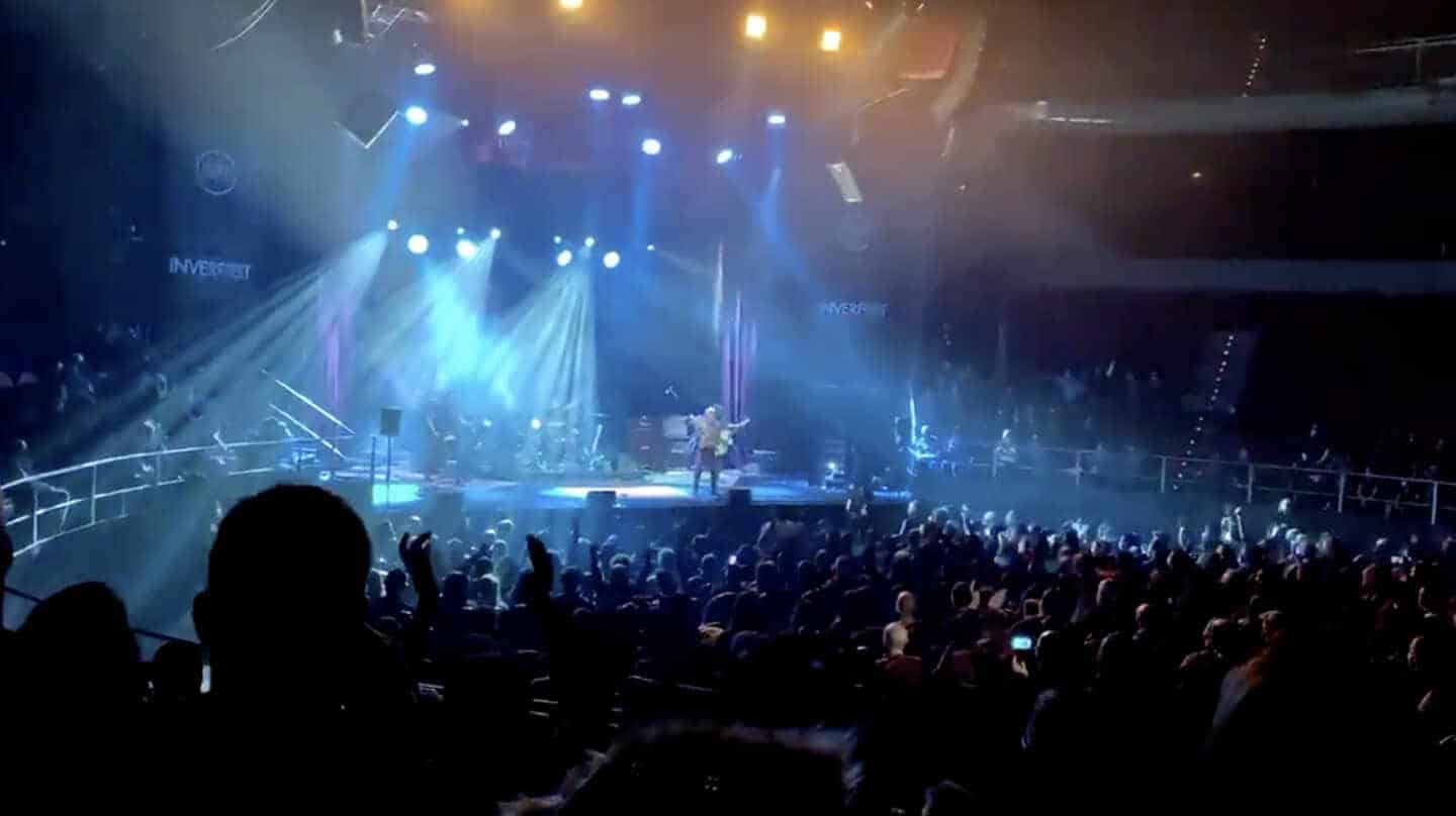 Imagen del concierto ofrecido el viernes por El Drogas en el Teatro Circo Price