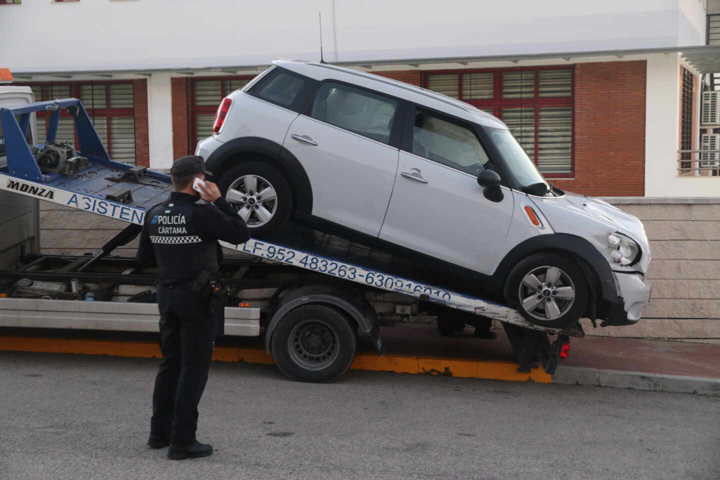 El atacante del ácido se saltó un control policial en Fuengirola durante una persecución