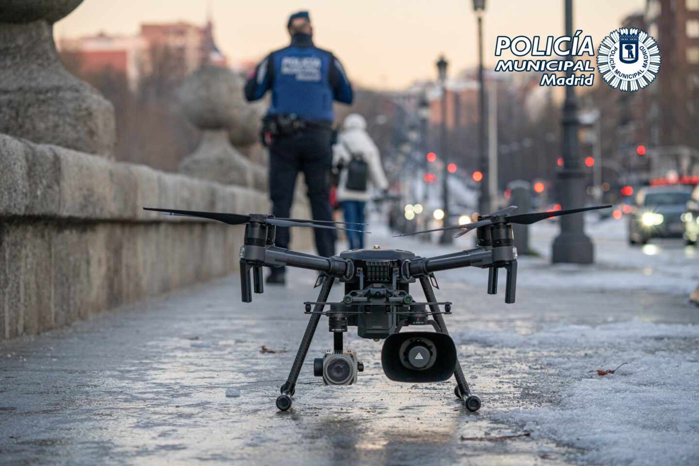 La Policía intercepta un dron que sobrevolaba ayer el Congreso de los Diputados y otros edificios estratégicos