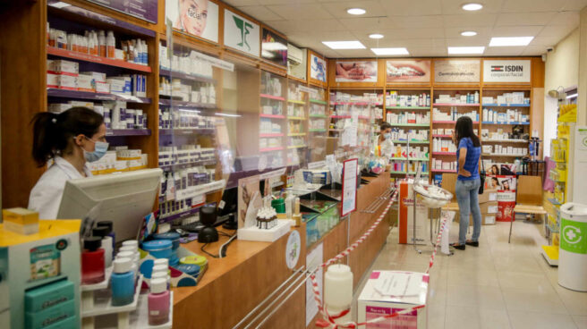 Interior de una farmacia