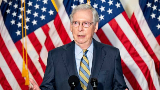 EuropaPress_3334073_22_september_2020_us_washington_us_senate_majority_leader_mitch_mcconnell Mitch McConnell.
