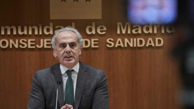 El consejero de Sanidad de la Comunidad de Madrid, Enrique Ruiz Escudero.