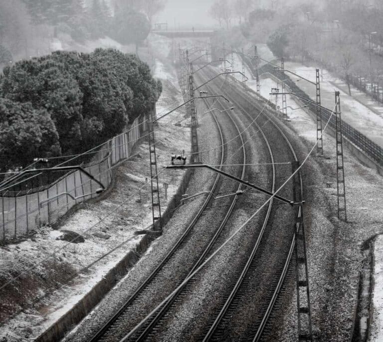El temporal obliga a suspender los Cercanías del núcleo de Madrid