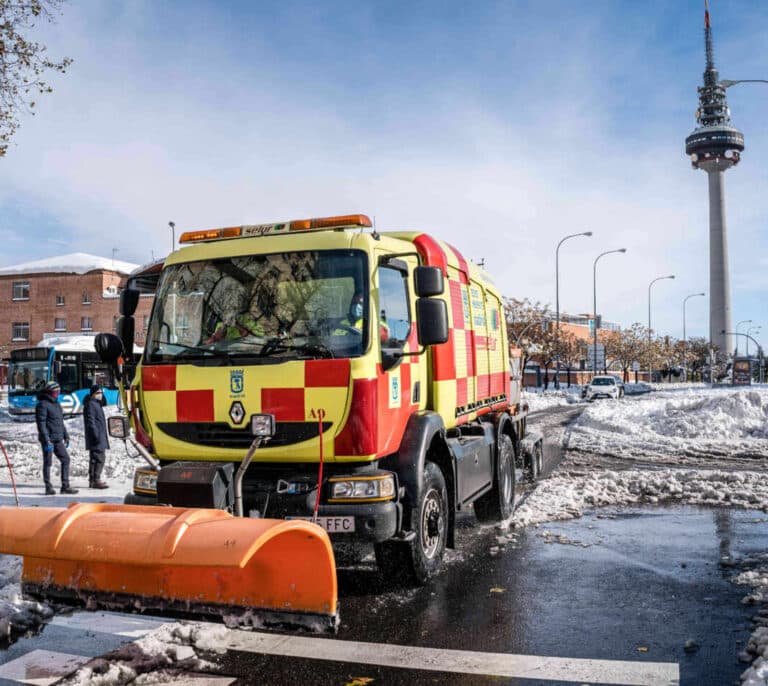 Mapa de Madrid: consulta si tu calle está ya limpia de nieve