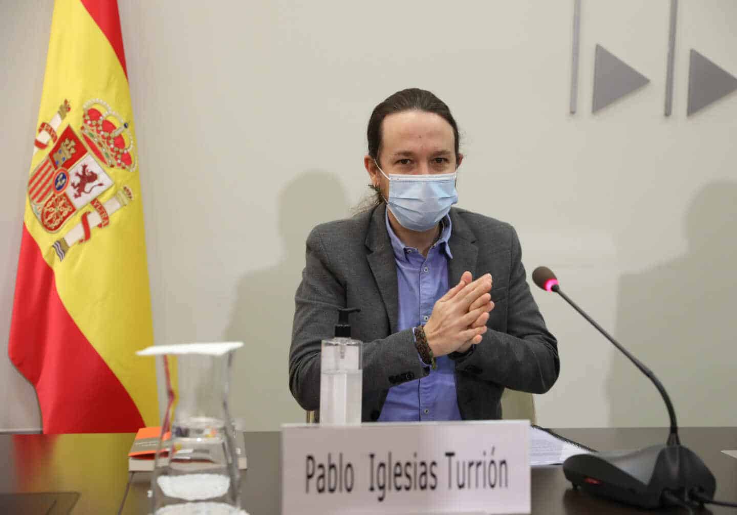 El vicepresidente del Gobierno y ministro de Derechos Sociales y Agenda 2030, Pablo Iglesias