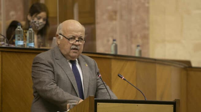 El consejero de Salud y Familias de Andalucía, Jesús Aguirre.