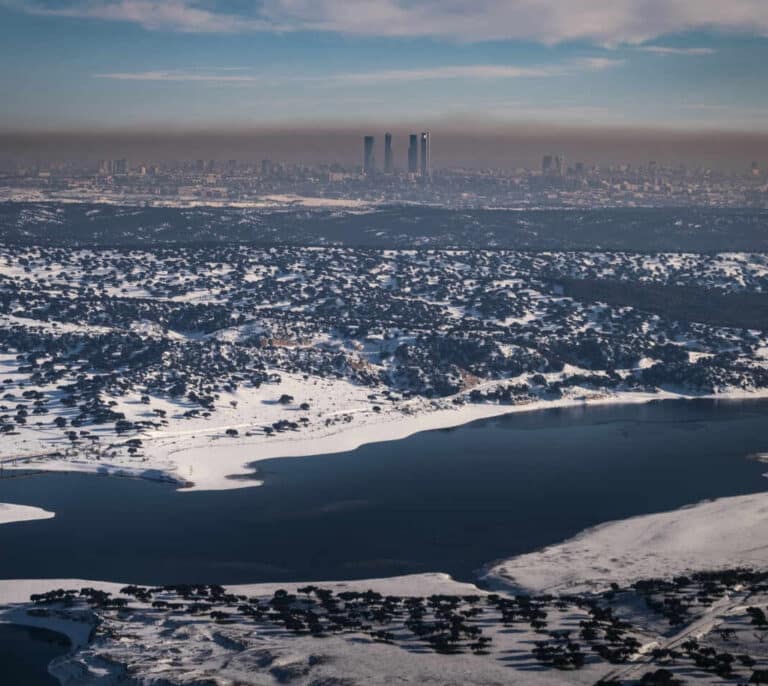 El último regalo de Filomena a Madrid: alta contaminación por dióxido de nitrógeno