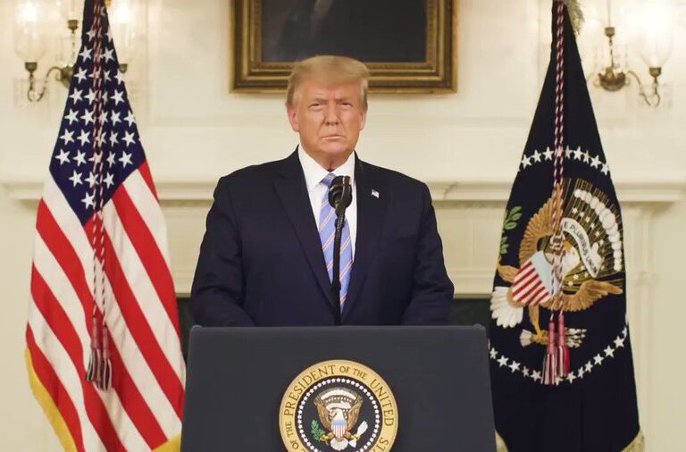 Trump reconoce ahora su derrota en las elecciones y condena el asalto al Capitolio