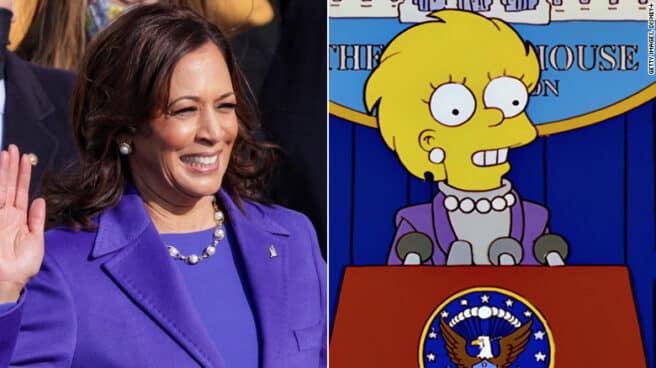 Los Simpsons lo vuelven a hacer, ya predijeron la investidura de la vicepresidenta Kamala Harris