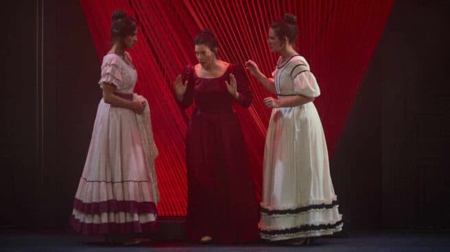 Estreno de 'Mariana Pineda', de Federico García Lorca, en el teatro Español de Madrid.