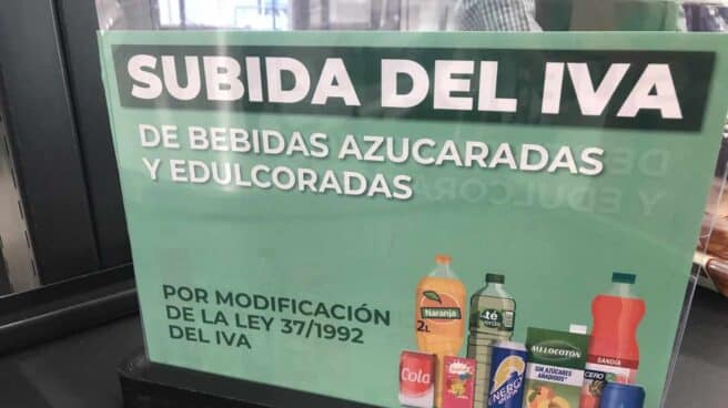 Mercadona ya avisa a sus clientes de la subida del IVA en las bebidas azucaradas Mercadona ya avisa a sus clientes de la subida del IVA en las bebidas azucaradas