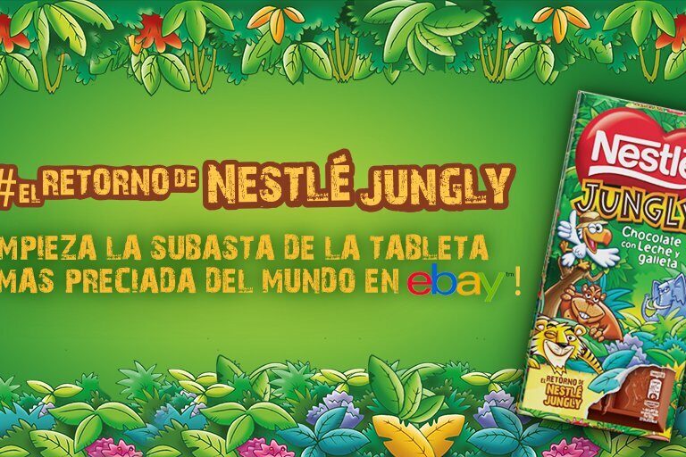 Nestlé subasta en Ebay por 12.000 euros una de sus clásicas tabletas de chocolate 'Jungly'