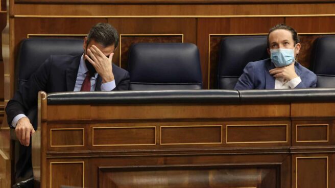 Debate de la moción de censura de Vox en el Congreso de los Diputados Turbulento matrimonio, así define The Economist la relación política entre Iglesias y Sánchez