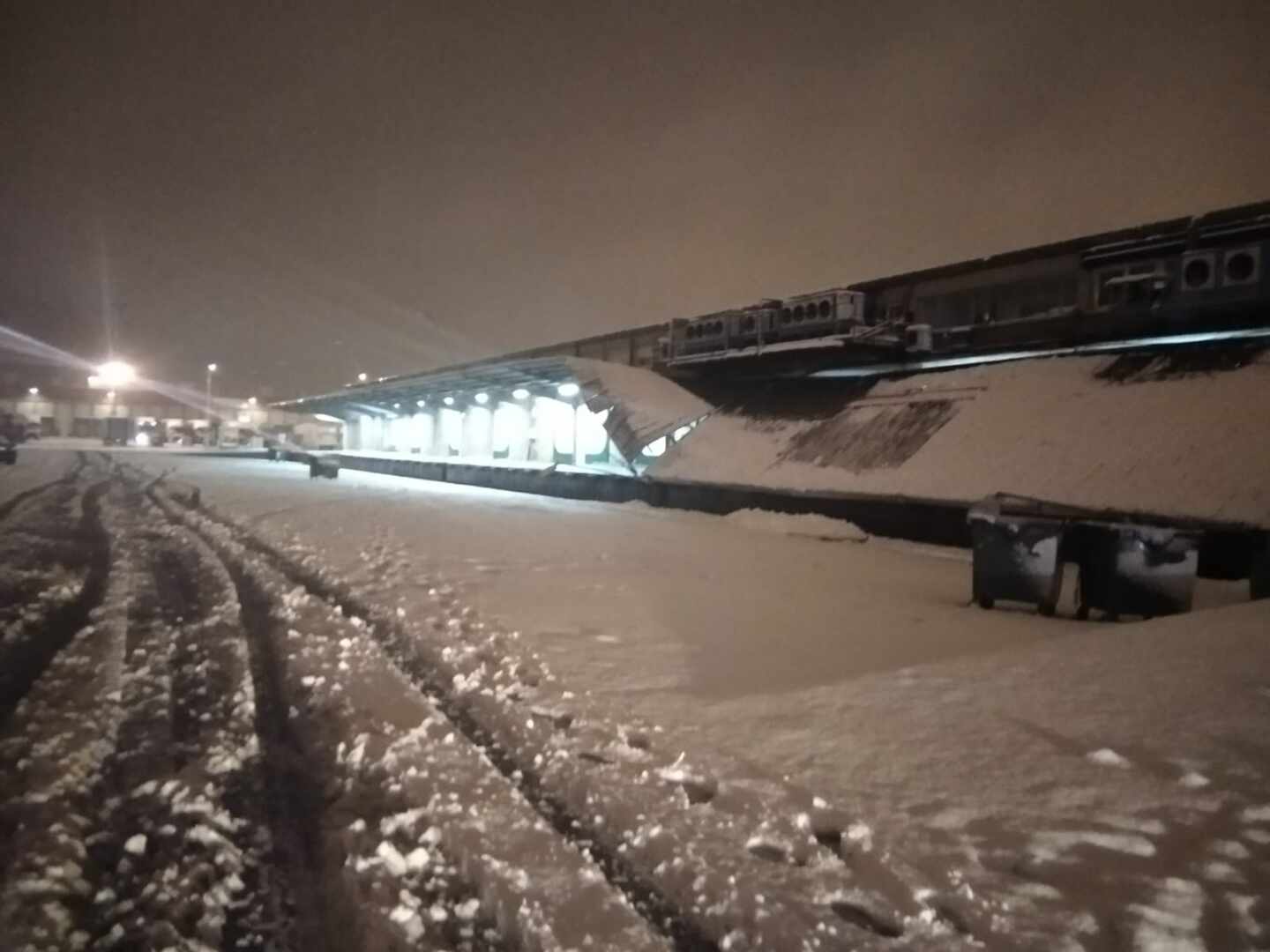 Desprendimiento en Mercazaragoza.