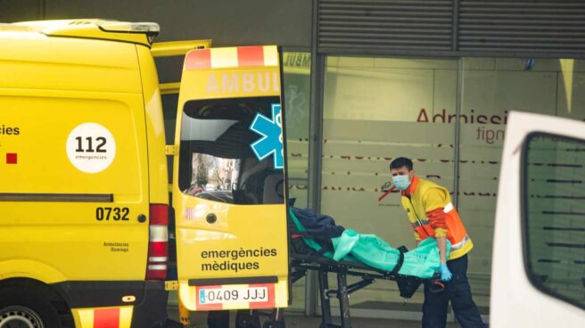 Servicio de urgencias en el Hospital de la Santa Creu, en Barcelona. Servicio de urgencias en el Hospital de la Santa Creu, en Barcelona.