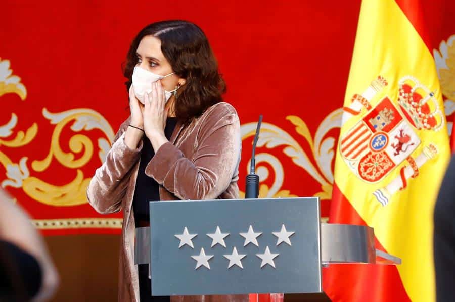 La presidenta de la Comunidad de Madrid, Isabel Díaz Ayuso.