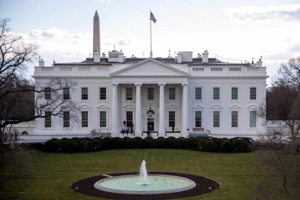 Vista de la fachada de la Casa Blanca, en Washington.