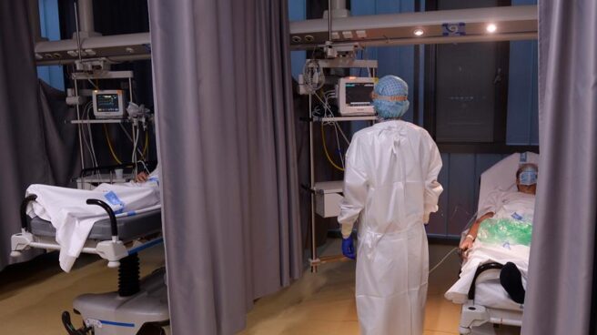 Pacientes ingresados con coronavirus en el Hospital Río Hortega de Valladolid. Pacientes ingresados con coronavirus en el Hospital Río Hortega de Valladolid.
